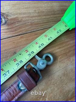 Vintage Bianchi #70 Cobra Stitched Sheep Backed Leather Rifle Sling