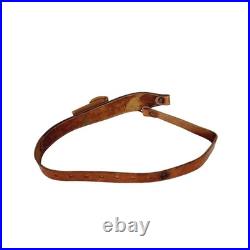 Vintage Bianchi Cobra #65 Tooled Leather Rifle Sling Shell Pouch Strap Holder