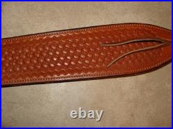 Vintage Bianchi Cobra Grande #73 Leather Sling Fleece Lined 1 Sling Swivels