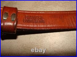 Vintage Bianchi Cobra Leather Sling Fleece Lined 1 Sling Swivels Floral