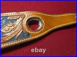 Vintage Bianchi Cobra Sling Rifle Sling Tooled Brown Leather Gorgeous EUC Vintage Bianchi Cobra Sling Rifle Sling Tooled Brown Leather Gorgeous EUC