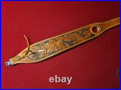 Vintage Bianchi Cobra Sling Rifle Sling Tooled Brown Leather Gorgeous EUC Vintage Bianchi Cobra Sling Rifle Sling Tooled Brown Leather Gorgeous EUC