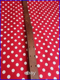 Vintage Brauer Bros Narrow 11 Leather Buckle Rifle Sling Period Rifle Sling