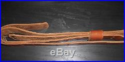Vintage Collectible Winchester Brand Leather Sling Rifle Rifles Gun VG shape
