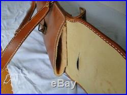 Vintage Del Cazador Leather Crafters Leather Double Shotgun Sling Case