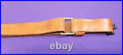 Vintage Excellent Brownell's Latigo Rifle Sling + Swivels West Germany Leather