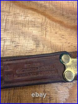 Vintage Foster Sporting Goods Rifle Sling Basket Weave Pattern 1950s-1960s