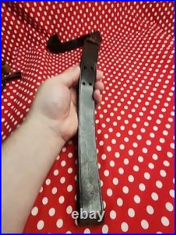 Vintage G&k Wwi Leather Rifle Sling Buckle Sling Wide Military Gun Sling