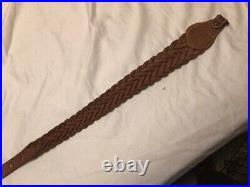 Vintage Galco Braided Leather Cobra Rifle Sling