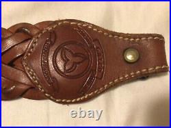 Vintage Galco Braided Leather Cobra Rifle Sling