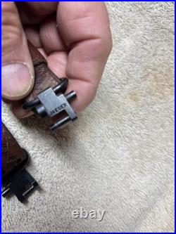 Vintage George Lawrence #5 Brown Leather Rifle Sling EXTRAS