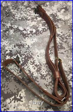 Vintage Hunter 200 1 1/4 Leather Buckle Rifle Sling 200-1.25 With Swivels