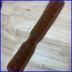 Vintage Hunter 9303 Buck Embossed Tooled Leather Padded Gun Rifle Sling 27-25