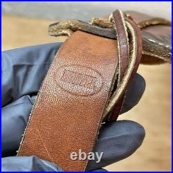 Vintage Hunter 9303 Buck Embossed Tooled Leather Padded Gun Rifle Sling 27-25
