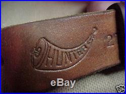 Vintage Hunter Co. Rifle sling 27-25 Tooled Leather Dear Head padded
