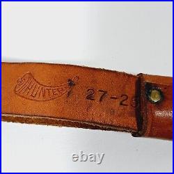Vintage Hunter Deer Acorn Leather Tooled Padded Rifle Shotgun Gun Sling