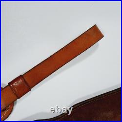 Vintage Hunter Deer Acorn Leather Tooled Padded Rifle Shotgun Gun Sling