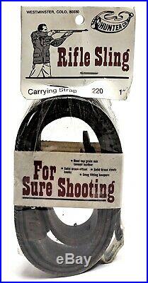 Vintage Hunter Leather Rifle Sling 220 1 Sling Carrying Strap (#5598)