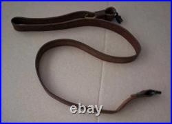 Vintage Hunter Military Shooting Leather Rifle Sling Chestnut