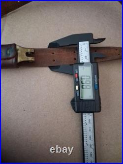 Vintage Hunter Military Shooting Leather Rifle Sling Chestnut