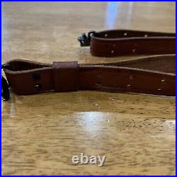 Vintage Hunter Model 200- 1 Leather Military Style Rifle Sling Strap