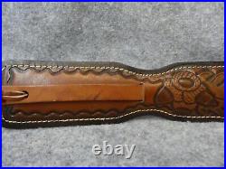Vintage Hunter Rifle Sling Deer and Acorn in Foliage Vintage Hunter Rifle Sling Deer and Acorn in Foliage