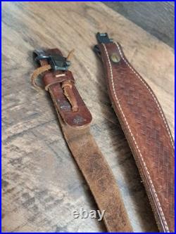Vintage Kassinar Leather Cobra Rifle Sling With Swivels