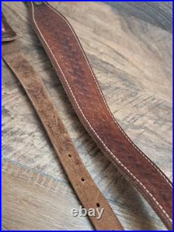 Vintage Kassinar Leather Cobra Rifle Sling With Swivels