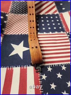 Vintage Kassnar Japan Tooled Rifle Sling W Swivels