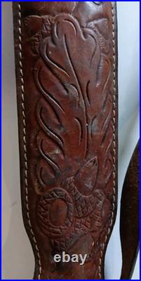 Vintage Leather Hunters Padded Rifle Sling