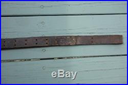 Vintage Leather Sling 1870's for Springfield Trapdoor Rifle Early Indian US MARK