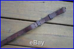 Vintage Leather Sling With Swivels Remington 700 Winchester 70 Marlin 336 391 1894