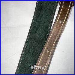 Vintage Leather WEATHERBY & Deer Head Hand Tooled Custom Rifle Sling 37