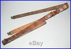 Vintage Leather WWI M1907 Springfield/M1 Garand Rifle Sling Dated LADEW 1917 FLH