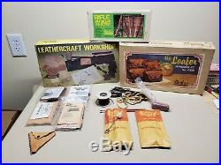 Vintage Lot Tandy Leather Kits, Leather Craft Workshop, The Loafer, Rifle Sling