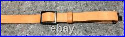 Vintage Marlin Brown Leather Rifle Sling for Long Gun Factory Horse & Rider Logo