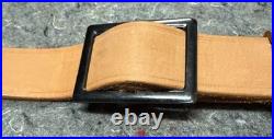 Vintage Marlin Brown Leather Rifle Sling for Long Gun Factory Horse & Rider Logo