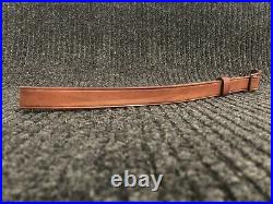 Vintage Marlin Firearms Brown Leather Rifle Sling 1