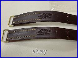 Vintage NEW OLD STOCK George Lawrence #5 Brown Leather Rifle Sling