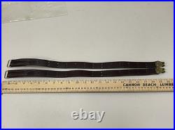 Vintage NEW OLD STOCK George Lawrence #5 Brown Leather Rifle Sling