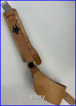 Vintage Original Leather Cuff Sling Al Freeland Keeper Hook Pad Target Competion