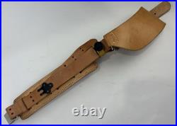 Vintage Original Leather Cuff Sling Al Freeland Keeper Hook Pad Target Competion