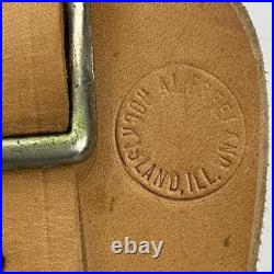 Vintage Original Leather Cuff Sling Al Freeland Keeper Hook Pad Target Competion