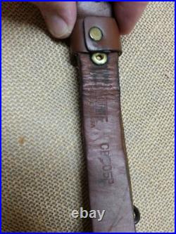 Vintage Pathfinder #CB305-P Embossed Leather Rifle Sling with Swivels