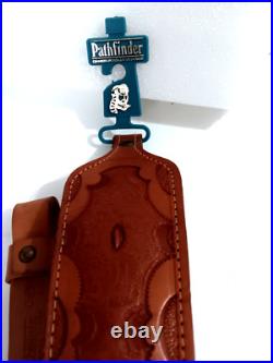 Vintage Pathfinder Leather Rifle Sling CB393P Rare New With Tags