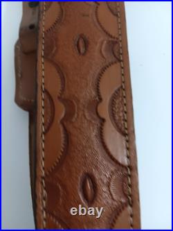 Vintage Pathfinder Leather Rifle Sling CB393P Rare New With Tags