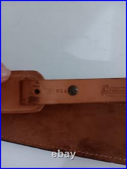 Vintage Pathfinder Leather Rifle Sling CB393P Rare New With Tags