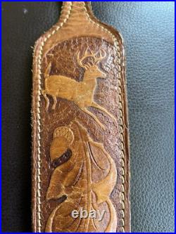 Vintage Pathfinder Leather Rifle Sling USA Padded
