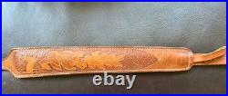 Vintage Pathfinder Leather Rifle Sling USA Padded