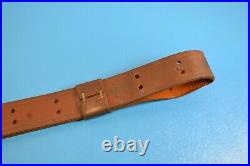 Vintage Red Head Brand Leather Rifle Sling 158T Military Style 1-1/4 Wide